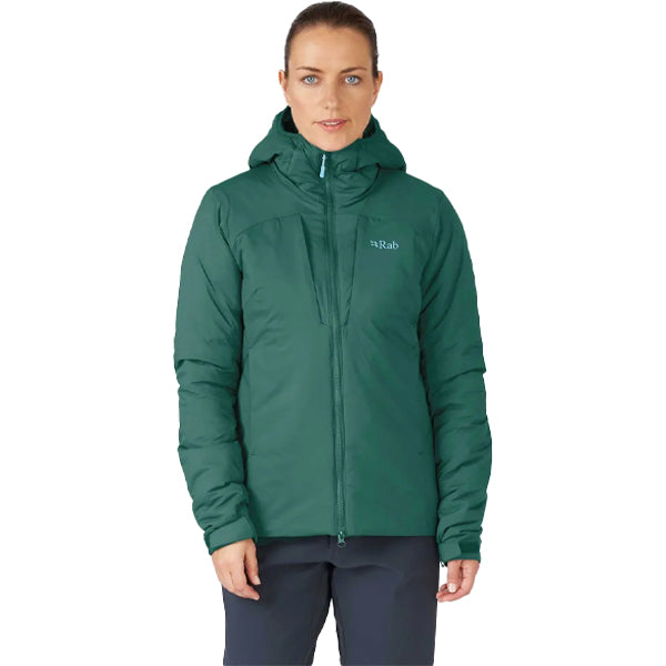 Rab Women&#39;s Jackets - Xenair Alpine Insulated Jacket - Green Slate