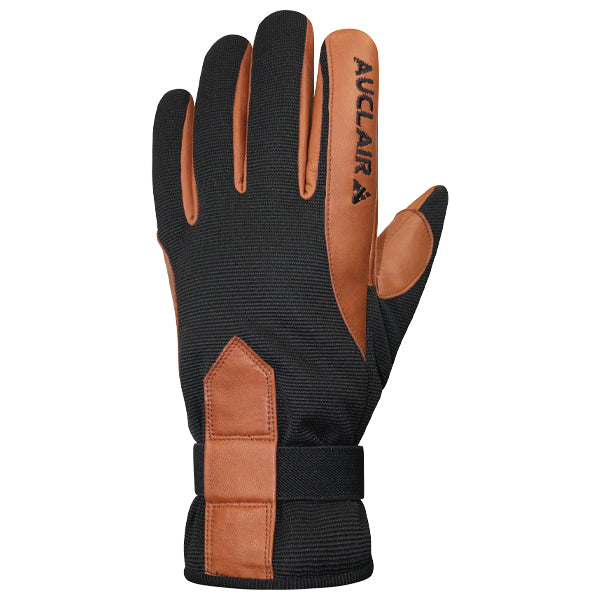 Auclair Women&#39;s Mitts &amp; Gloves - Lillehammer Gloves - Black/Cognac