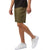 Tentree Men's Shorts - Destination Latitude Short - Olive Night Green