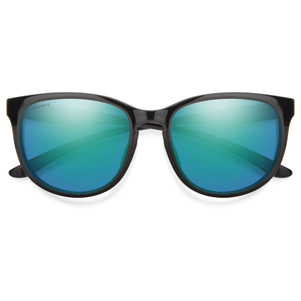 Smith Unisex Sunglasses - Lake Shasta - Black/ChromaPop Polarized Opal Mirror Lens