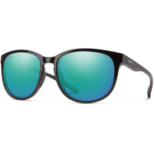 Smith Unisex Sunglasses - Lake Shasta - Black/ChromaPop Polarized Opal Mirror Lens