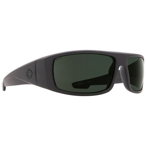 Spy Men's Sunglasses - Logan - SOSI Matte Black ANSI RX/Happy Gray Green