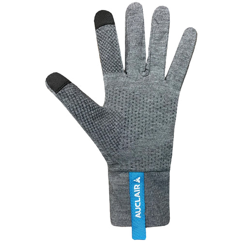 Auclair Unisex Mitts & Gloves - Merino Blend Liner Gloves - Grey