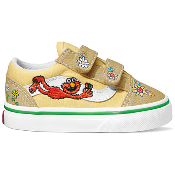 Vans Toddler Shoes - Old Skool V - Sesame Street Natural