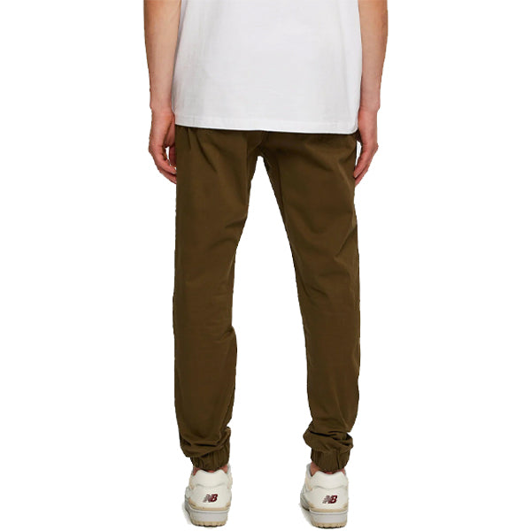 Kuwallatee Men&#39;s Pants - Mid-weight Chino Jogger - Olive