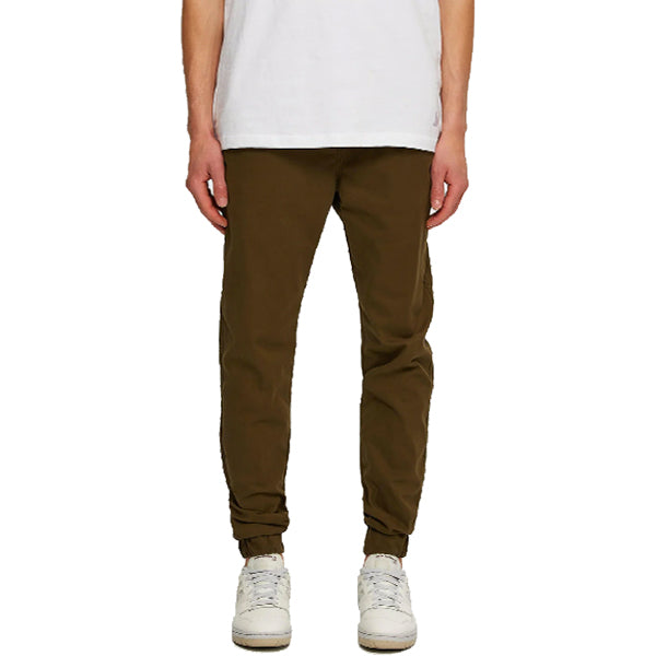 Kuwallatee Men&#39;s Pants - Mid-weight Chino Jogger - Olive