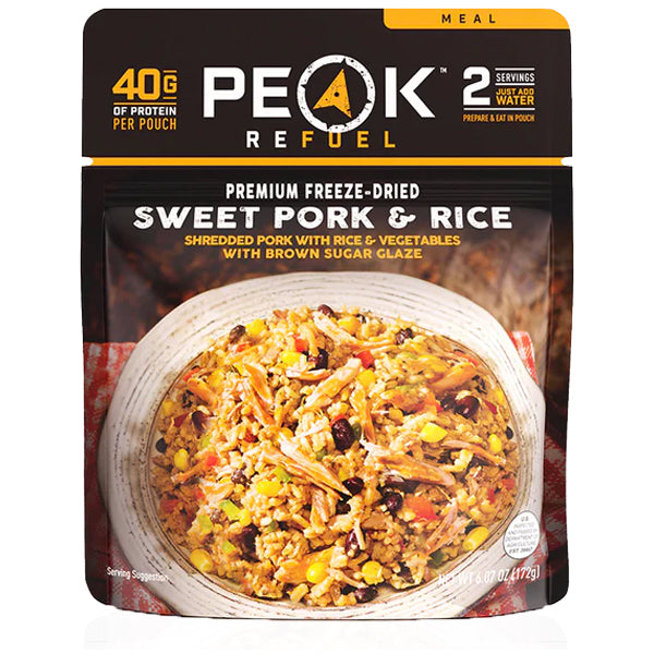 Peak Refuel Premium Freeze Dried - Sweet Pork &amp; Rice