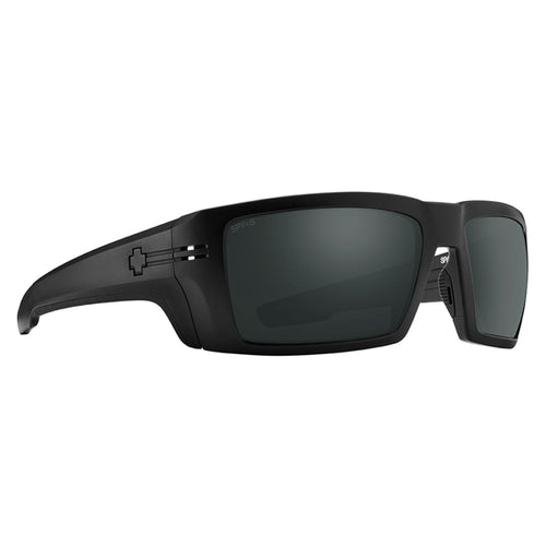 Spy Men's Sunglasses - Rebar ANSI - Matte Black/Happy Boost Polar Black Mirror