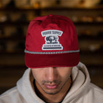 Prairie Supply Company Unisex Hats - Cultivated Patch Rope Snapback - Red