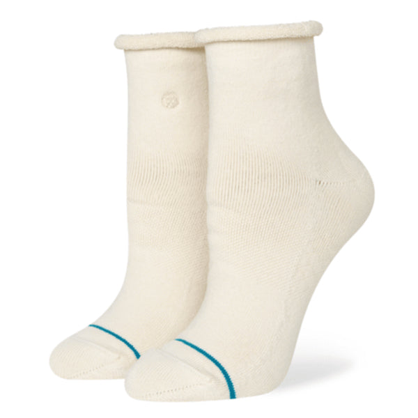 Stance Women&#39;s Socks - Thicc Quarter - Off White