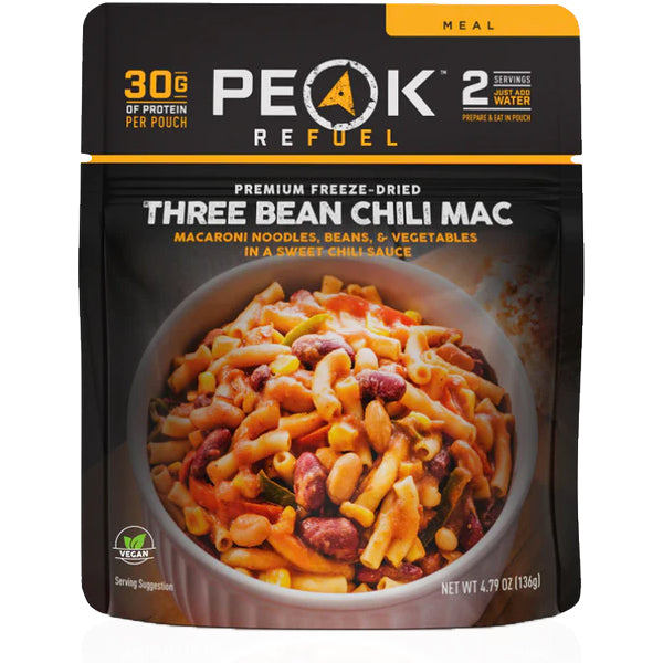 Peak Refuel Premium Freeze Dried - Three Bean Chili Mac
