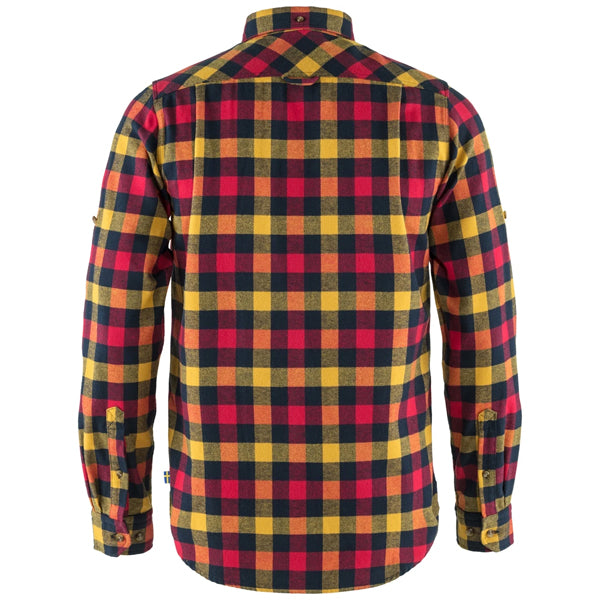 Fjällräven Men&#39;s Button Ups - Skog Shirt - True Red