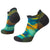 Smartwool Women's Socks - Run Targeted Cushion Brushed Print Low Ankle - Twilight Blue