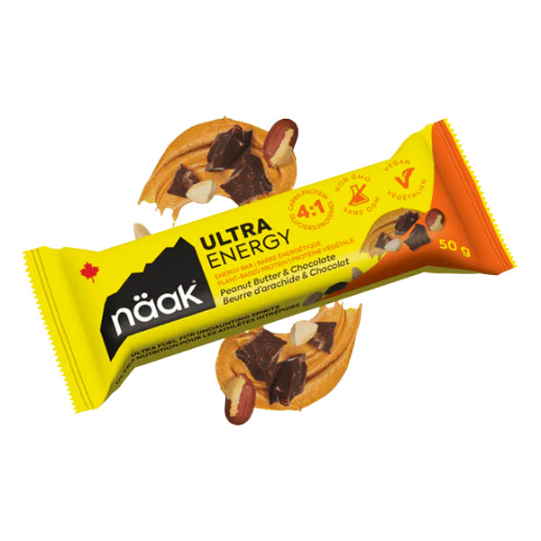 Näak Energy Bars - Peanut Butter &amp; Chocolate - 50g