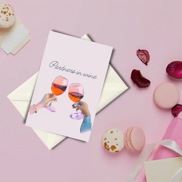 High Wax Candle Co. Birthday Cards - Partners In Wine