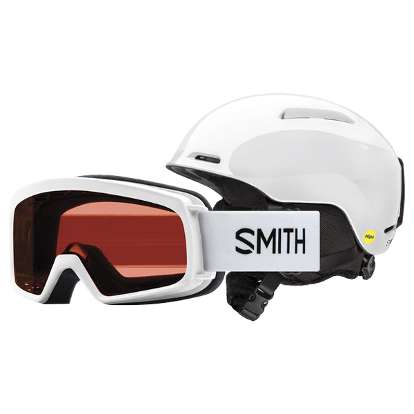 Smith Youth Helmets - Glide Jr. Rascal Combo - White
