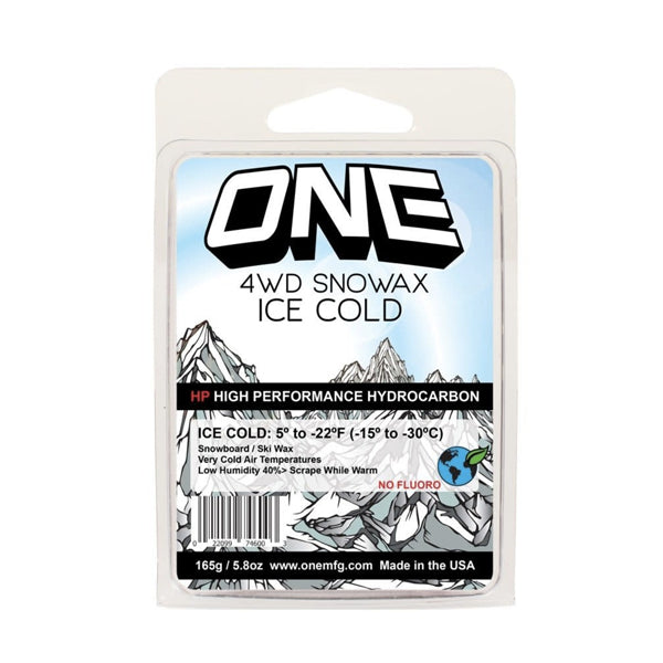 OneBall Snowboard Accessories - 4WD Snow Wax Ice Cold