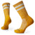 Smartwool Unisex Socks - Athletic Stripe Crew - Honey Gold