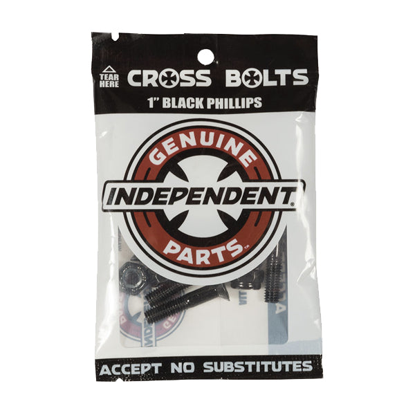 Independent Skate Hardware - Black 1&quot; Philiips