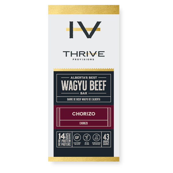 Thrive Provisions Beef Bars - Chorizo - 43g