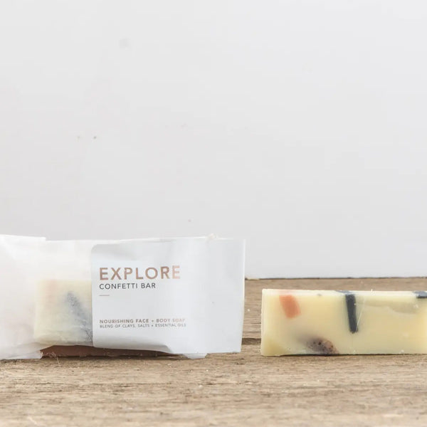 Wildwood Creek Soap - Nourishing Face + Body Soap - Explore Confetti Bar