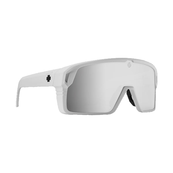 Spy Men&#39;s Sunglasses - Monolith - Matte White/Happy Bronze Platinum Spectra Mirror
