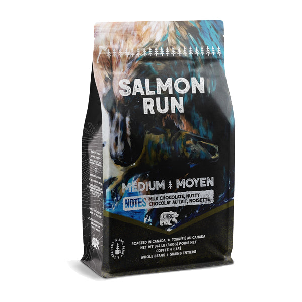 Canadian Heritage Roasting Company Coffee - Salmon Run Organic Coffee Medium - 340g