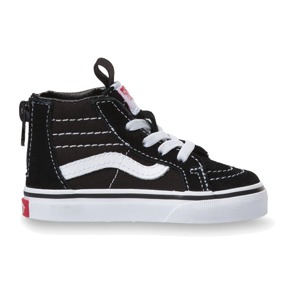 Vans Youth Shoes - Sk8-Hi Zip Mte-1 - Black/True White