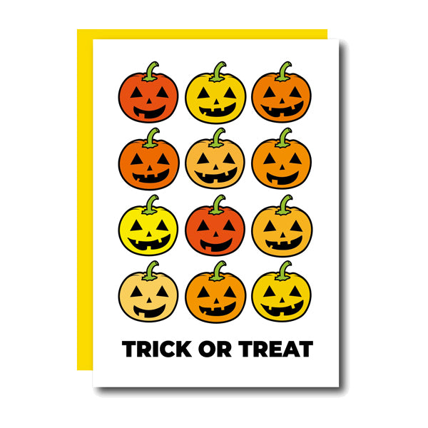 Studio Soph - Trick Or Treat Pumpkins Halloween Greeting Card