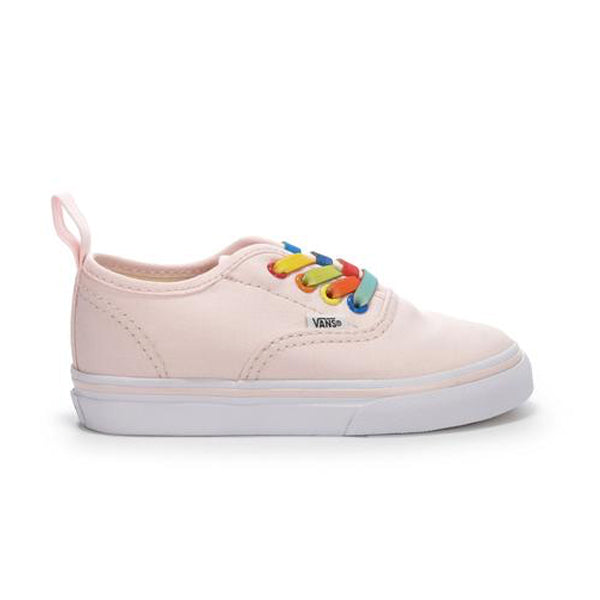 Vans Girl&#39;s Shoes - Authentic Elastic - Rainbow Shine/Heavenly Pink