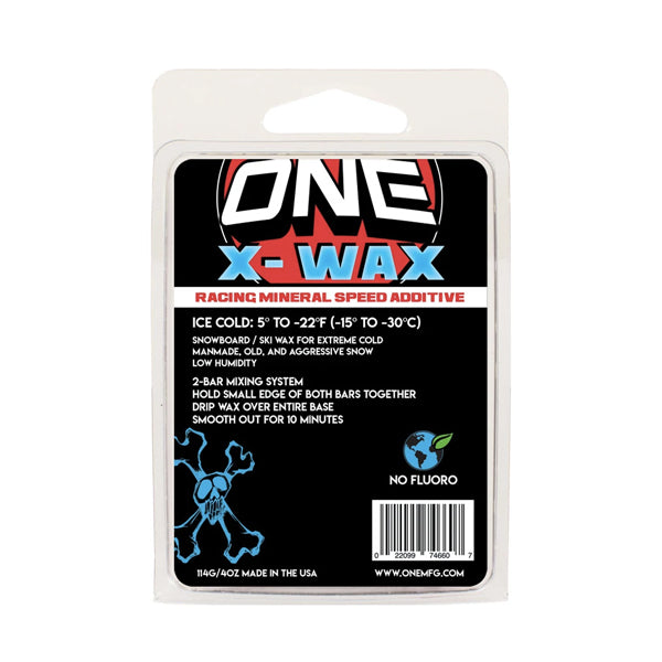 OneBall Snowboard Accessories - X-Wax Cool Snowboard/Ski Wax