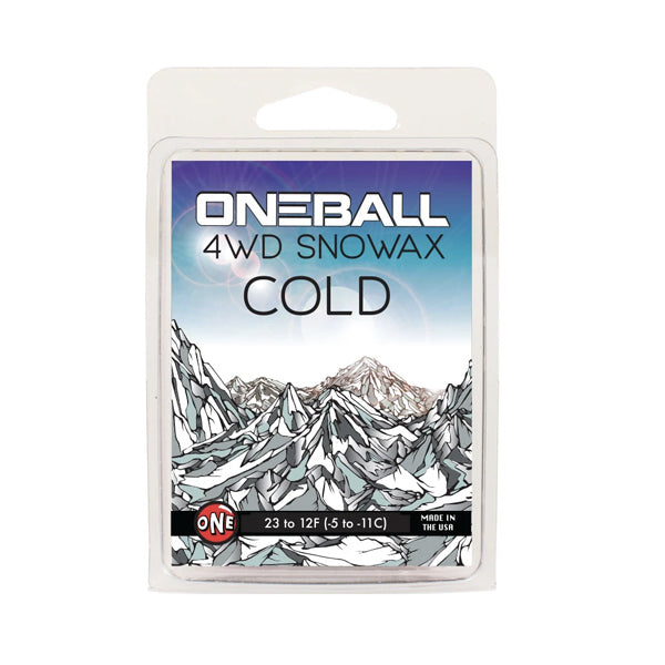 OneBall Snowboard Accessories - 4WD Snow Wax Cold