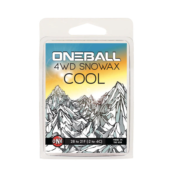 OneBall Snowboard Accessories - X-Wax Cool Snowboard/Ski Wax