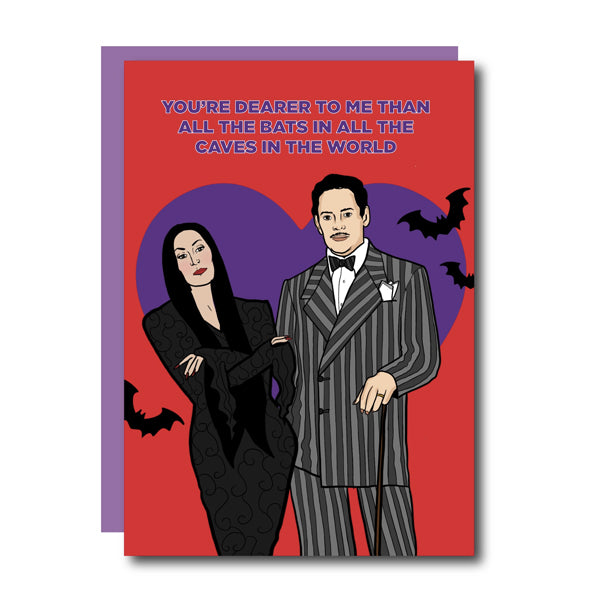 Studio Soph - Addams Family Love Halloween Greeting Card