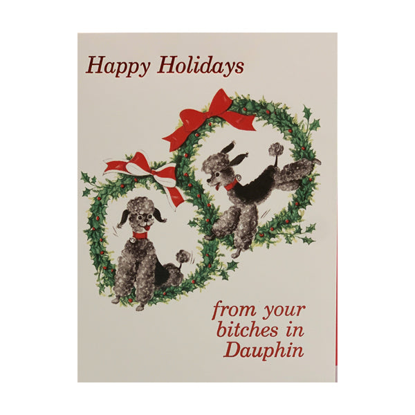 Smitten Kitten Cards - Happy Holidays From Your Bitches In Dauphin