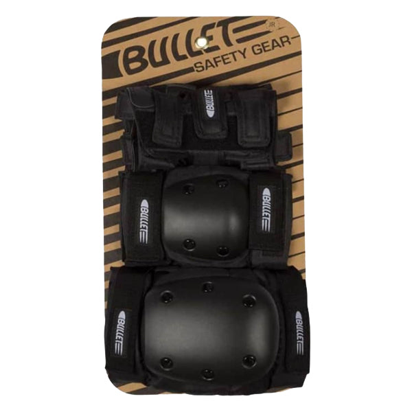 Bullet Skate Accessories - Junior Pad Set - Black