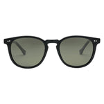 Electric Unisex Sunglasses - Oak - Gloss Black/Polarized Grey