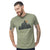 tentree Men's T-Shirts - Mountain Peak - Deep Lichin Green/Meteorite Black