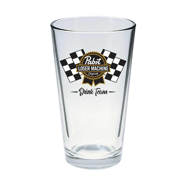 Loser Machine Glass - x PBR Drink Team Pint Glass