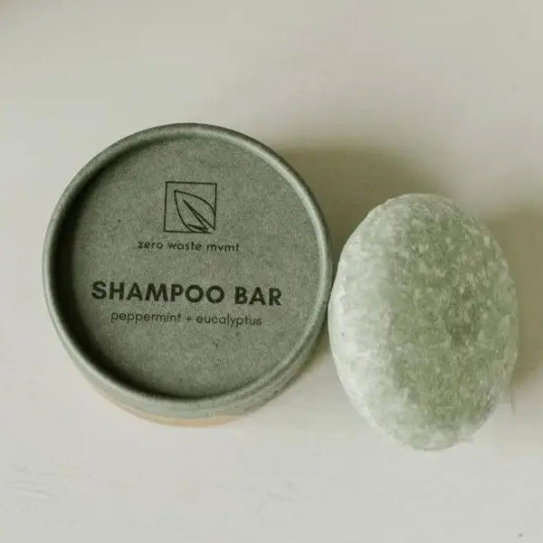 Zero Waste MVMT Shampoo Bar - Peppermint + Eucalyptus | Zero Waste Hair Care