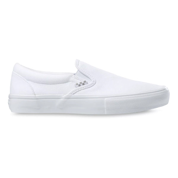Vans Unisex Shoes - Skate Slip-On - True White