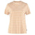 Fjällräven Women's T-Shirts - Art Striped Tee - Pink/Chalk White