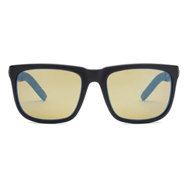 Electric Unisex Sunglasses - Knoxville Sport - Matte Black/Yellow Polarized Pro